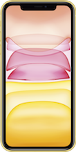 Voorkant apple iphone 11 yellow
