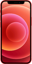 Voorkant apple iphone 12 mini rood