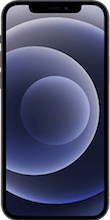 Voorkant apple iphone 12 refurbished zwart