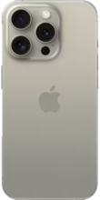 Achterkant apple iphone 15 pro grijs
