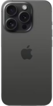 Achterkant apple iphone 15 pro max zwart