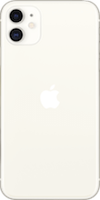 Achterkant apple iphone 11 white