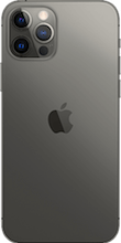 Achterkant apple iphone 12 pro grijs