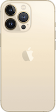 Achterkant apple iPhone 13 pro max goud