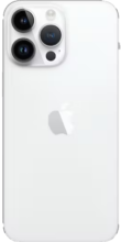 Achterkant apple iphone 14 pro max zilver