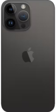Achterkant apple iphone 14 pro zwart