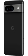 Zijkant google pixel 8 zwart