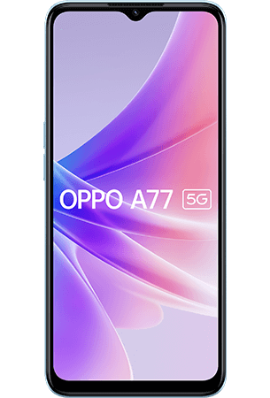 Voorkant OPPO A77 Blauw