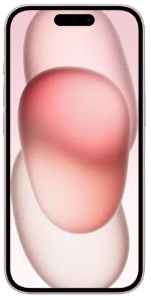 iPhone 15 Plus roze voorkant