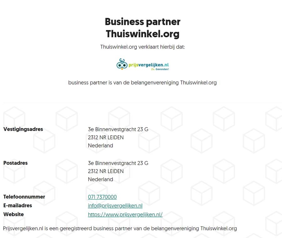 business partner thuiswinkel.org